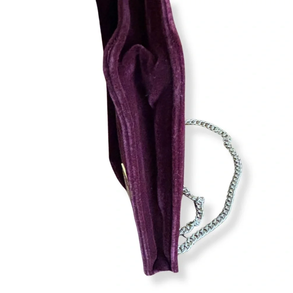 ✨ Vintage Jimmy Choo Parfums Velvet Chain Clutch ✨ - Picture 5 of 11